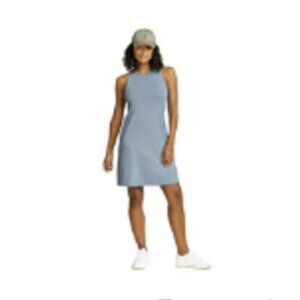Eddie Bauer Aster empire waist sleeveless dress Chambray Blue S Regular NWT